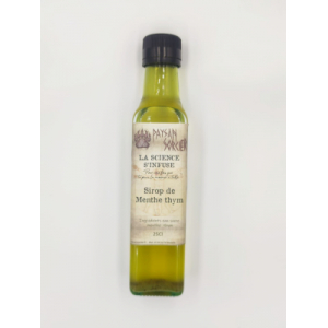Sirop menthe thym