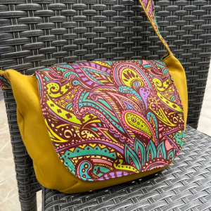 Besace moyenne moutarde