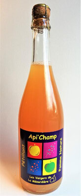 Jus de pommes pétillant
