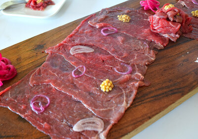 Carpaccio de bœuf - 8 tranches