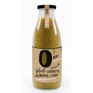 Velouté courgette menthe curry bio