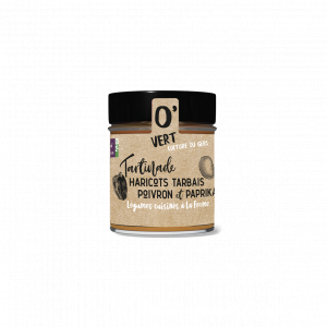 Tartinade haricots tarbais, poivrons, paprika