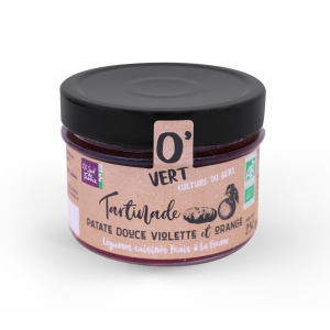 Tartinade patate douce violette et orange