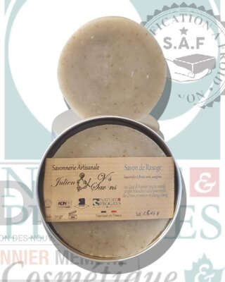 Savon de rasage au lait d’avoine