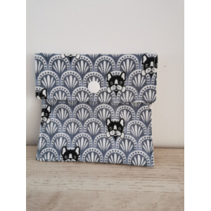 Pochette à savon/disques 'chien'