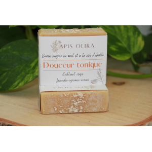 Savon exfoliant miel avoine