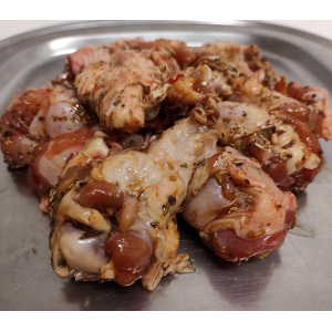 Grignottes d'aile crus marinés (8 /10 pièces)