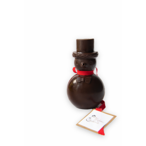 Bonhomme de neige bio - chocolat noir