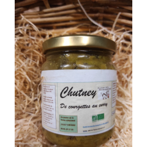 Chutney de courgettes au curry