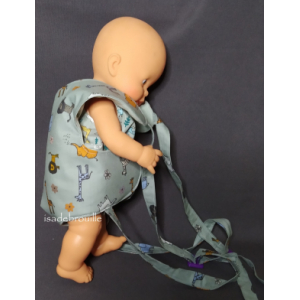 Porte poupée jungle