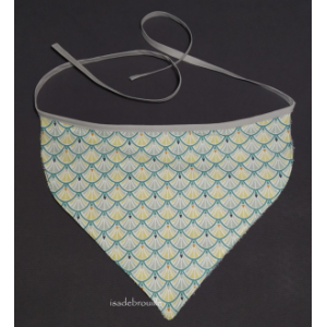 Bavoir adulte bandane éventail