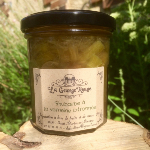 Rhubarbe à la verveine citronnée