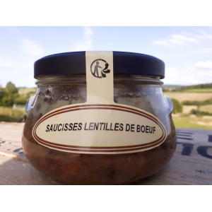 Conserve cassoulet de boeuf - 500 g - Gaec Du Lardot 