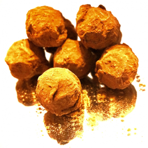 Truffes au chocolat noir