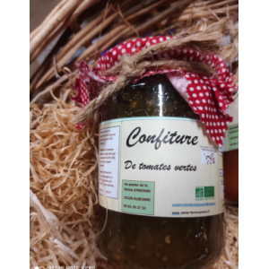 Confiture bio de tomates vertes à l'orange