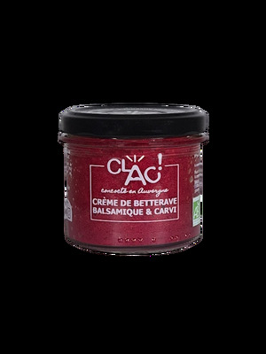 Crème de betterave au balsamique et carvi