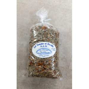 Sel de mer tomates basilic