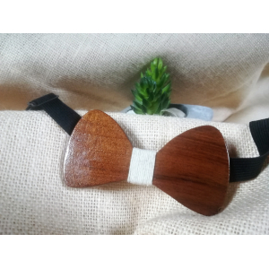 Nœud papillon bois de noyer