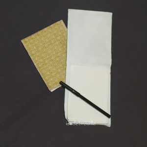 Bloc note réutilisable sphere ocre