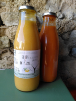 Soupe de patisson et ses petites carottes