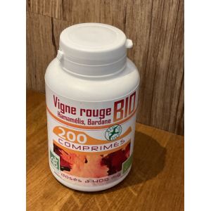 Vigne rouge hamamelis bardane