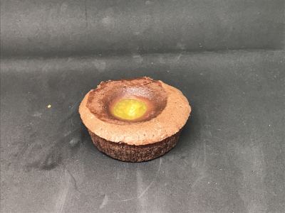 Fondant au chocolat et cœur poire