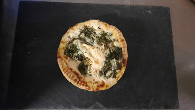 Quiche chèvre épinard