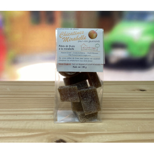 Chicatines ...  pâtes de fruits mirabelle