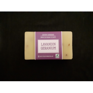 Savon artisanal lavandin geranium