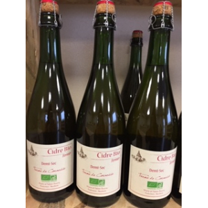 Cidre demi-sec bio 75cl