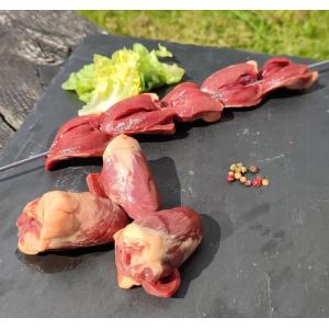 Cœurs de canard frais entiers