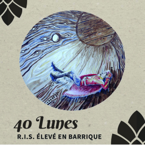 40 lunes, ris bio élevé en barrique 9,2%