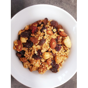 Granola raisin et cranberries