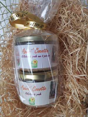 Lot de 2 pots de rillettes de poule bio