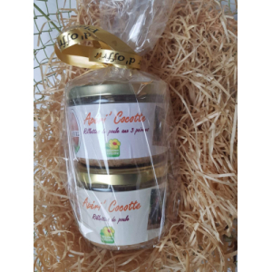 Lot de 2 pots de rillettes de poule bio