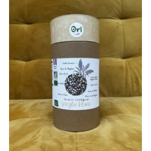 Blootstellen fotografie tegel Grain décortiqué de millet bio - 2 formats - Ori Sorgho - Locavor.fr