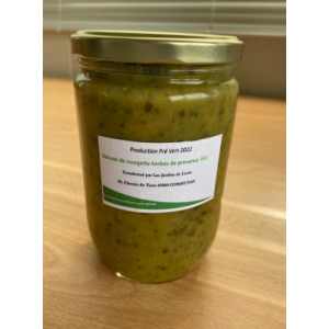 Velouté courgette herbes de provence