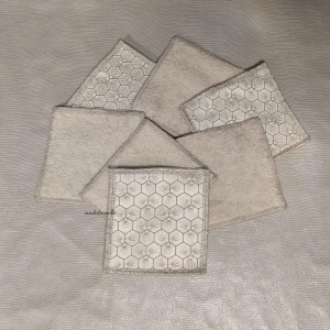 Lingette démaquillante argent