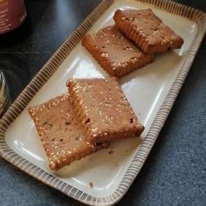 Sablés petit déjeuner au sésame