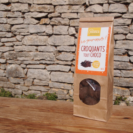 Croquant tout choco - 2 formats - Biscuits Et Gourmandises - Locavor.fr