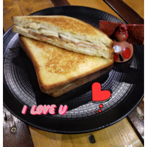 Croque love ❤️ crevettes ❤️