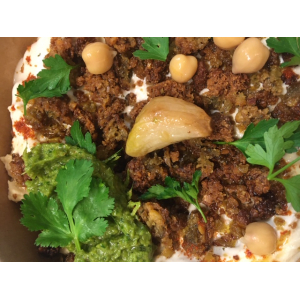 Houmous piquant et crumble de falafel 375g