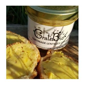 Tartinade de lentilles corail