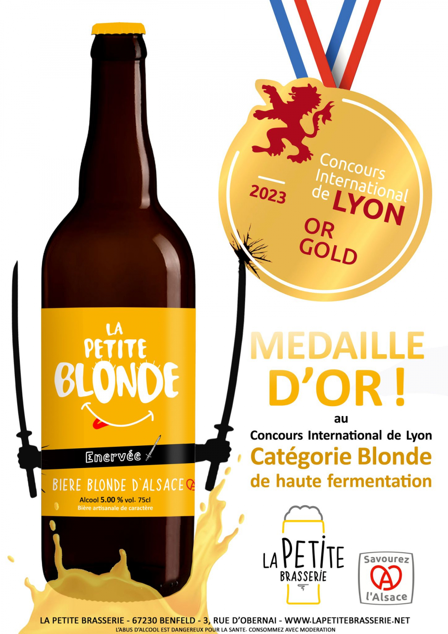 La petite blonde 75cl - 5,0° - 75 cl - La Petite Brasserie - Locavor.fr