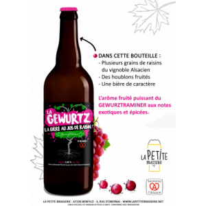 Bière la gewurtz 75cl - 5,8°