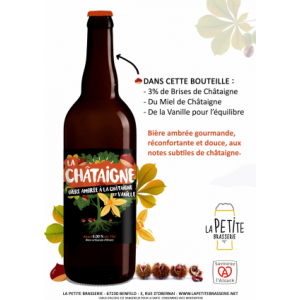 Bière la châtaigne 33cl - 6,0°