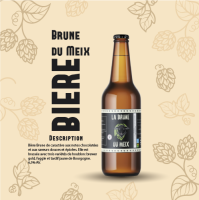 Bière la brune du meix 33cl