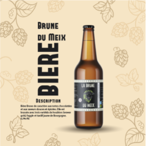 Bière la brune du meix 75cl