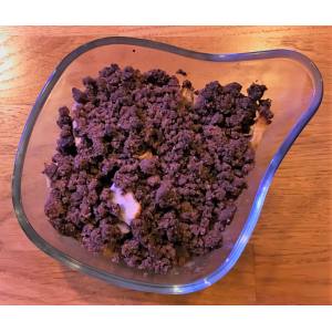 Crumble poires chocolat