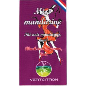 Thé noir ' miss mandarine'